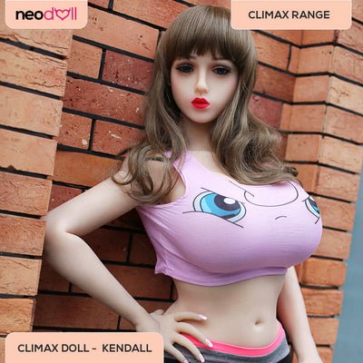 Sex Doll Kendall | 160cm Height | White Skin | Shrug & Standing & Gel Breast | Climax Doll