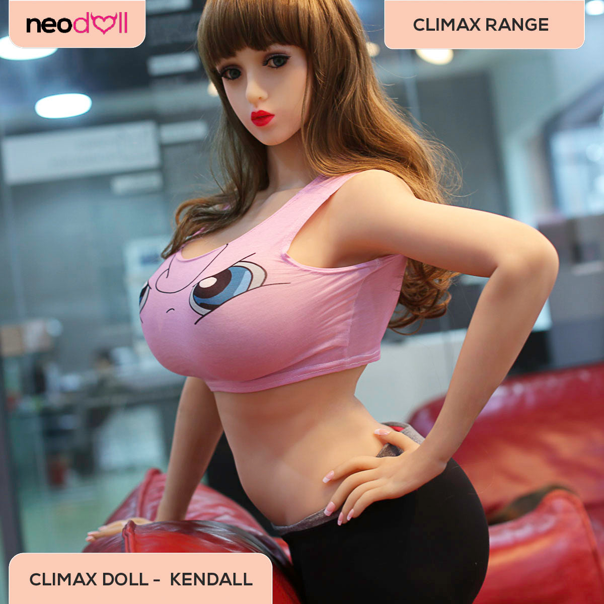 Sex Doll Kendall | 160cm Height | White Skin | Shrug & Standing & Gel Breast | Climax Doll