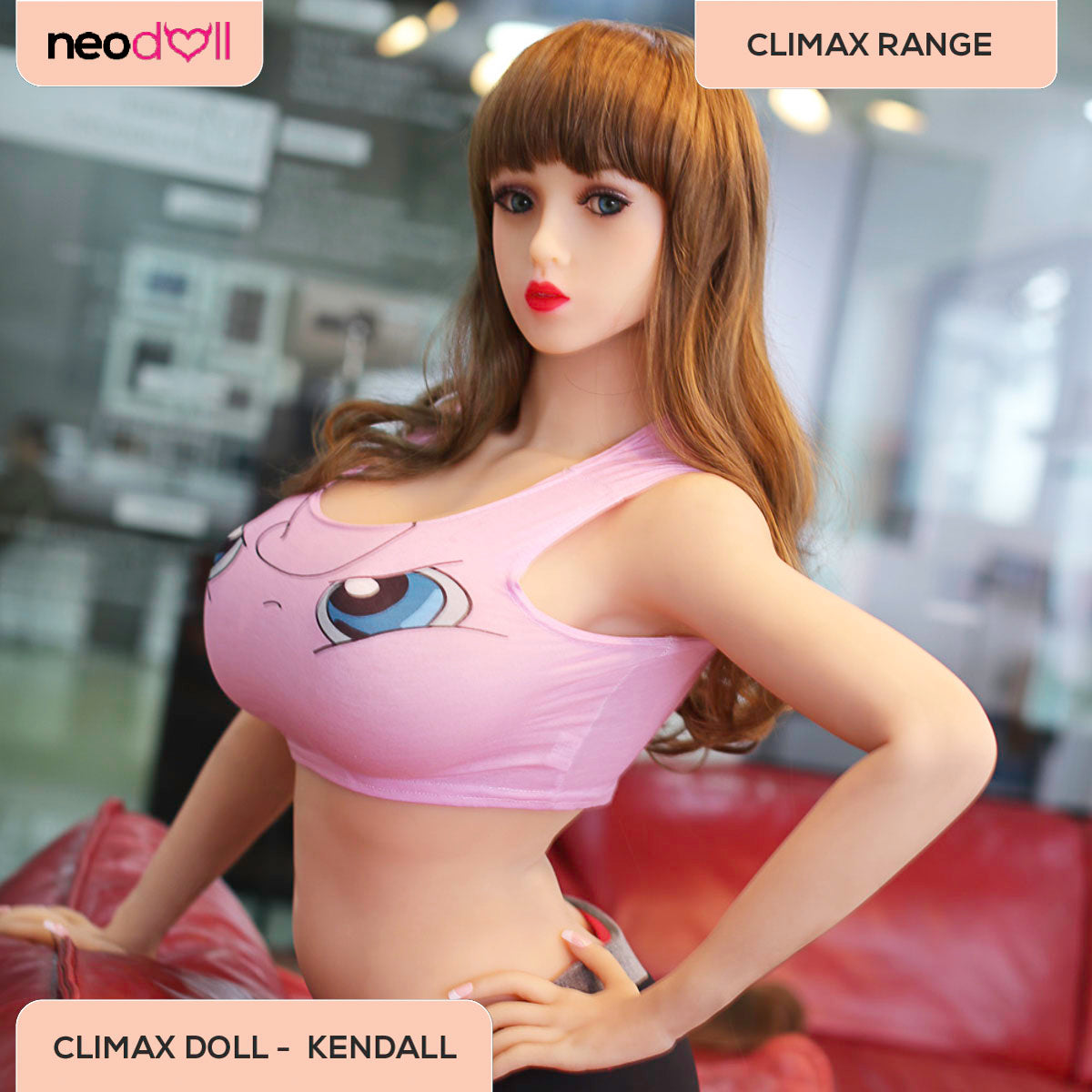 Sex Doll Kendall | 160cm Height | White Skin | Shrug & Standing & Gel Breast | Climax Doll