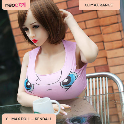 Sex Doll Kendall | 160cm Height | White Skin | Shrug & Standing & Gel Breast | Climax Doll