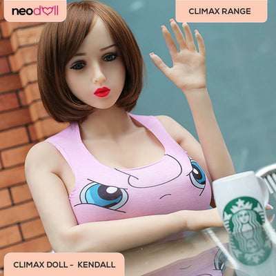 Sex Doll Kendall | 160cm Height | White Skin | Shrug & Standing & Gel Breast | Climax Doll