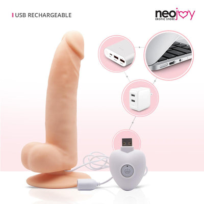 Neojoy - Private Lover Dildo (Flesh) - lucidtoys.com