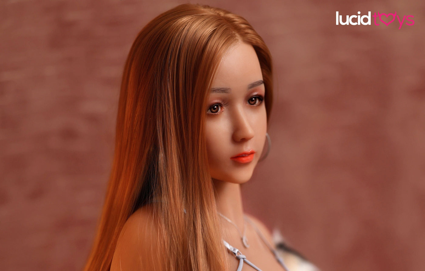 Girlfriend Dolls - Sex Doll Head - M16 Compatible - Brown