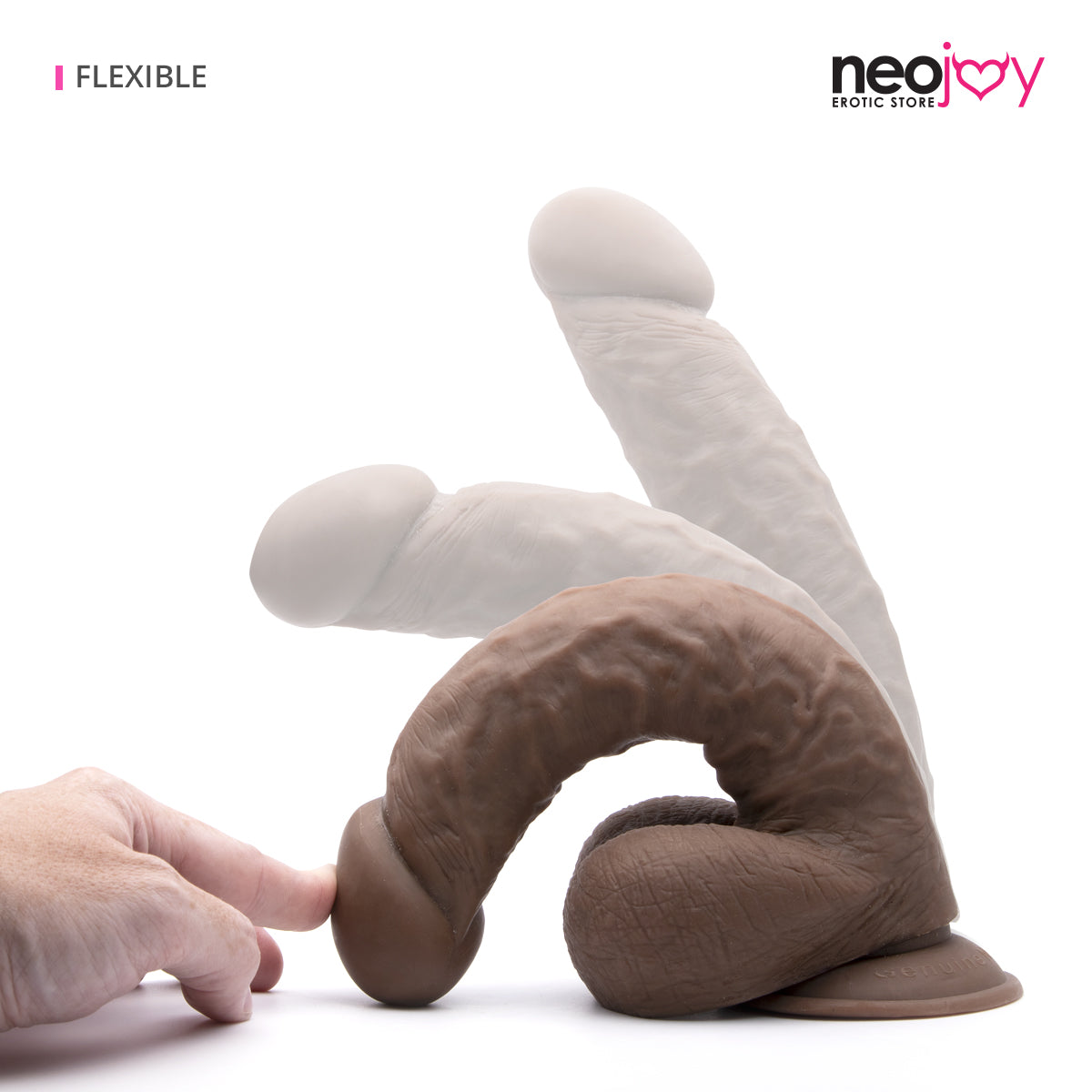 Neojoy 10.4" Girthy Lover  (Brown)