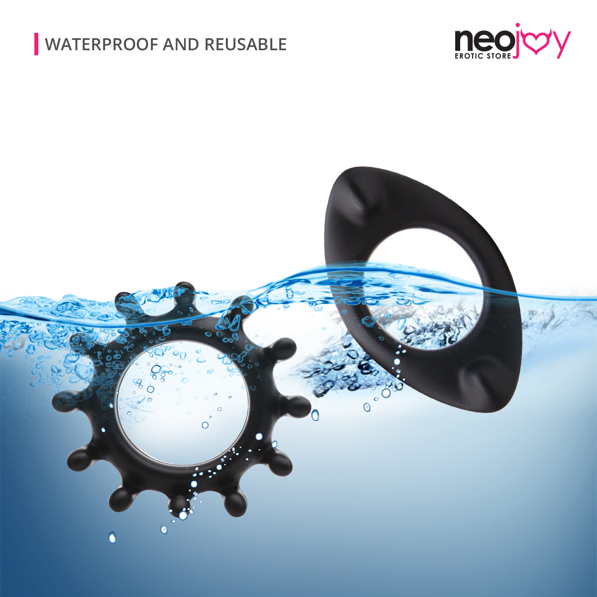 Neojoy Gear Ring + Hybrid Lubido 30ml Bottle