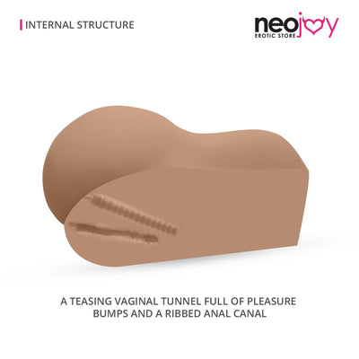 Neojoy - Miss Derriere Sex Doll Stroker with Butt & Vagina TPE - Small 2.17Kg - Lucidtoys