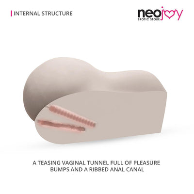 Neojoy - Miss Derriere Sex Doll Stroker with Butt & Vagina TPE - Small 2.17Kg - Lucidtoys