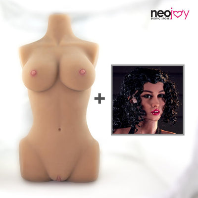 Neojoy Easy Love Sex Doll Torso Rosie Head - Head Connector - Tan - 14kg