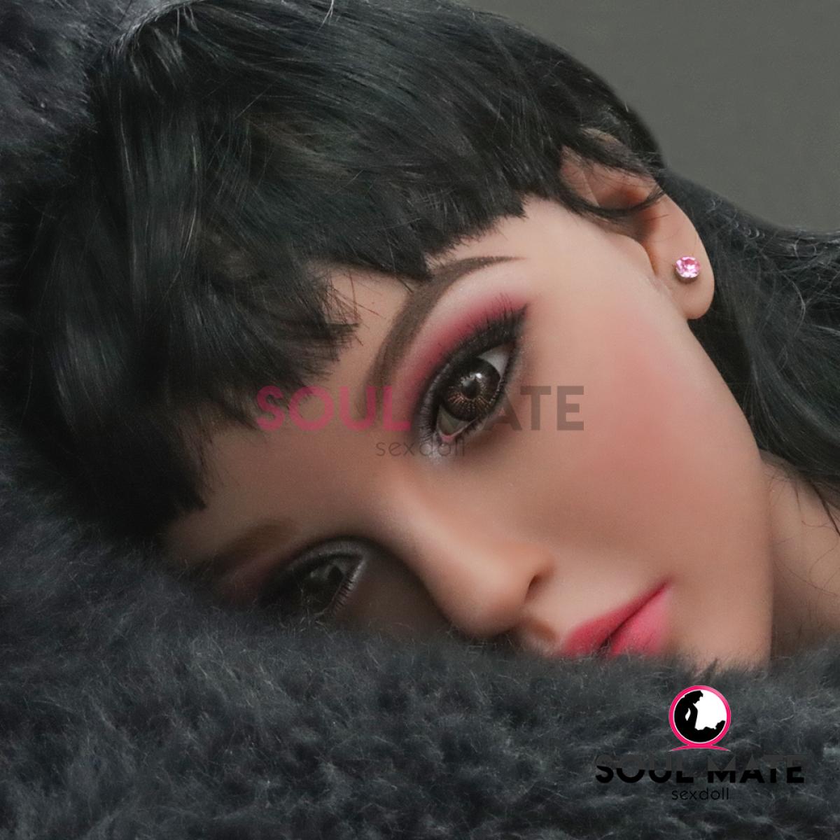 SoulMate Dolls - Teagan Head - Sex Doll Heads - Light Brown