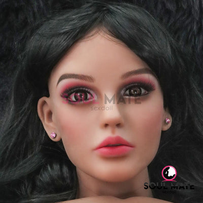 SoulMate Dolls - Teagan Head - Sex Doll Heads - Light Brown