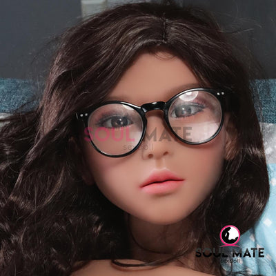 SoulMate Dolls - Callie Head - Sex Doll Heads - Light Brown