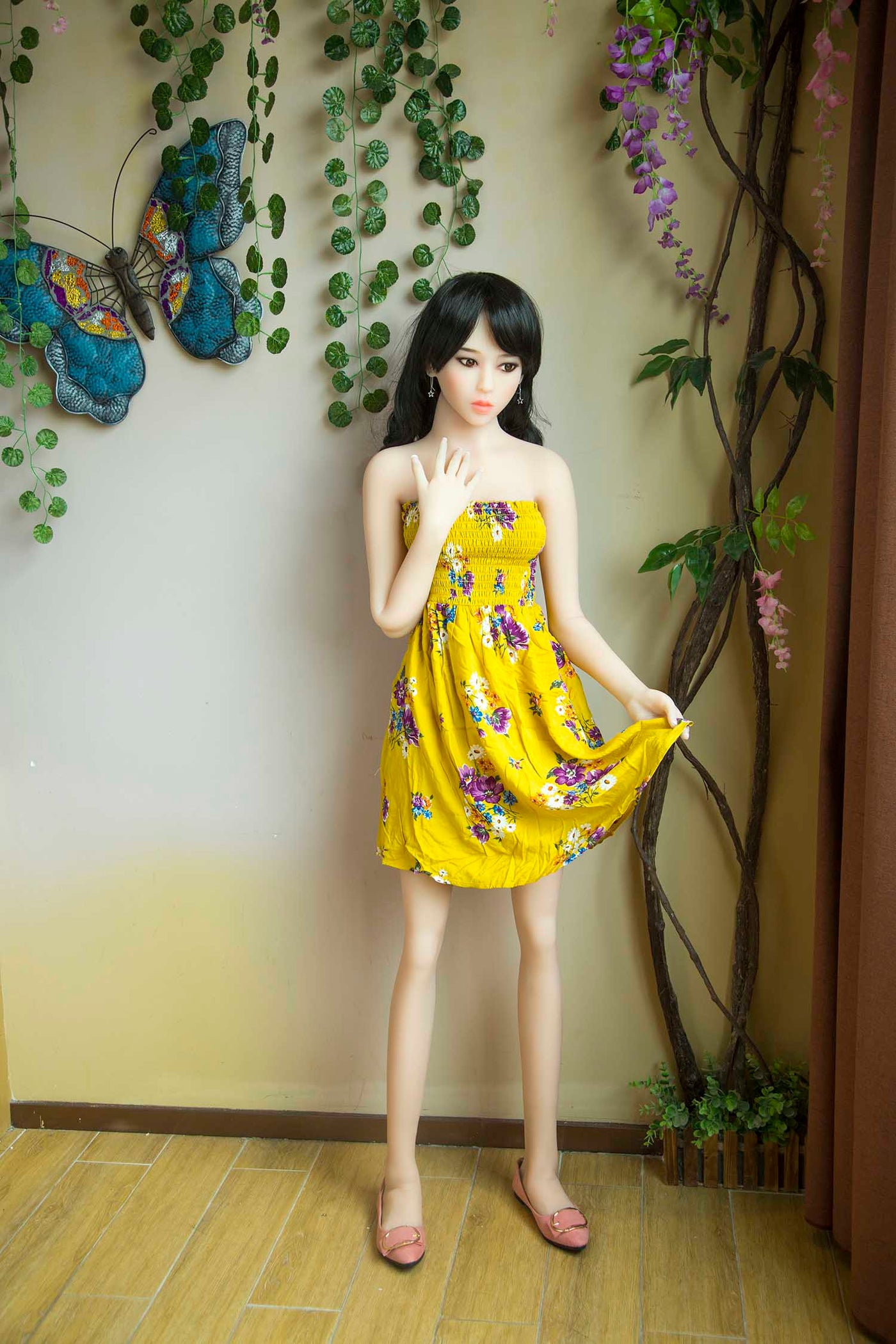 Sex Doll Kally | 157cm Height | Natural Skin | Shrug & Standing | Neodoll Firedoll