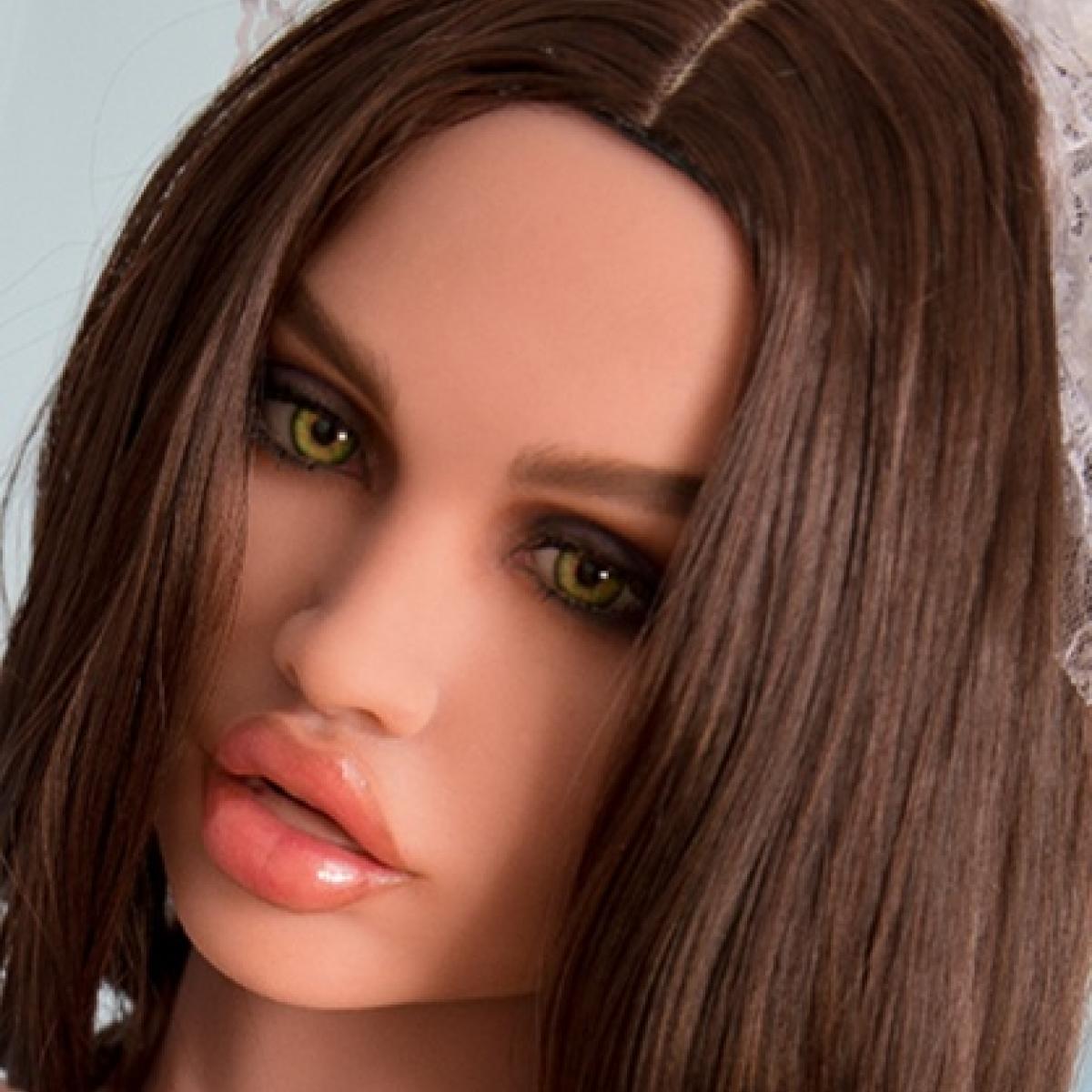 Firedoll - Ellya - Sex Doll Head - M16 Compatible - Light Tan