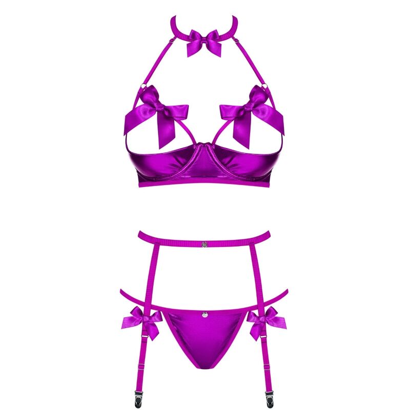 Obsessive - Delishya 3 pcs Set Purple S/M