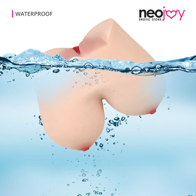 Neojoy - Real breast and vagina texture masturbator - 2.3KG - Flesh White