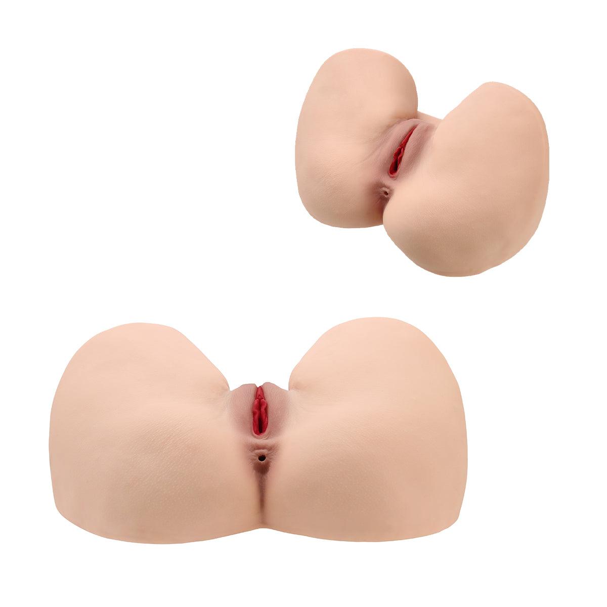 Neojoy - Cute whole real texture Butt stroker - 6.33KG - Flesh White - Lucidtoys