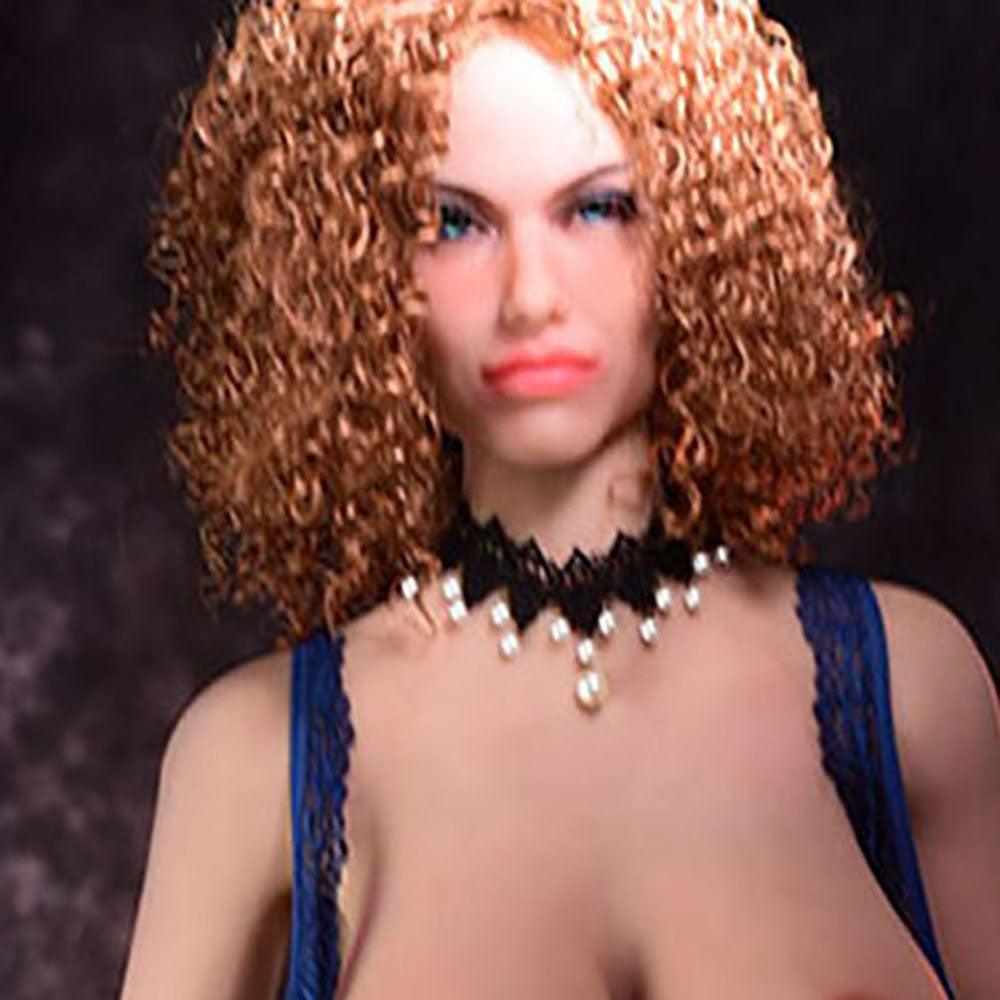 Neodoll Allure Hadleigh - Sex Doll Head - Tan - Lucidtoys