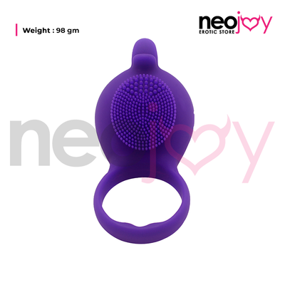 Neojoy Silicone Love Ring - Dolphin - Purple