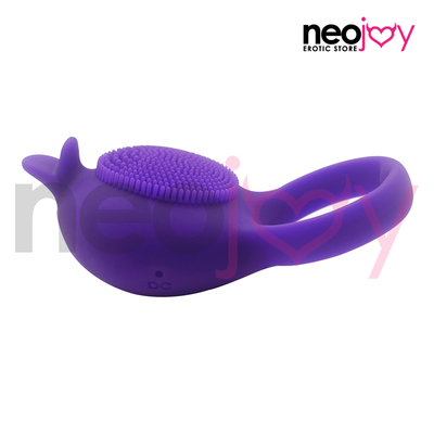 Neojoy Silicone Love Ring - Dolphin - Purple