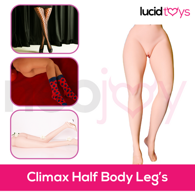 Climax Doll Slim Sex Legs - 22kg - White