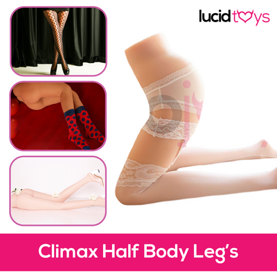 Climax Doll Slim Sex Legs - 22kg - White