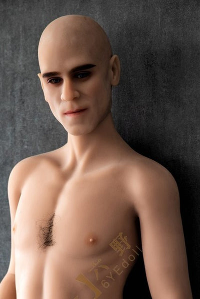 Allure Head - Male Sex Doll Head - M16 Compatible - Tan