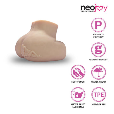 Neojoy - Textured Butt - 6Kg - Natural - Lucidtoys