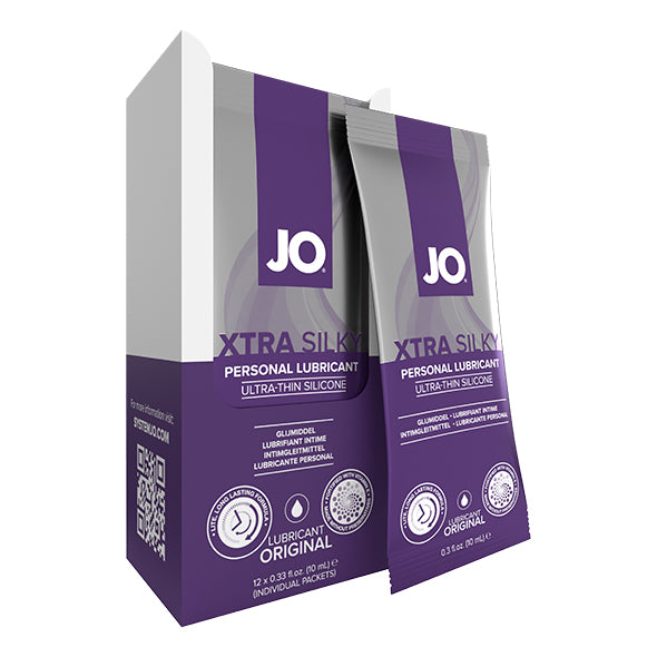 System JO - Foil Pack Display Box Xtra Silky Silicone