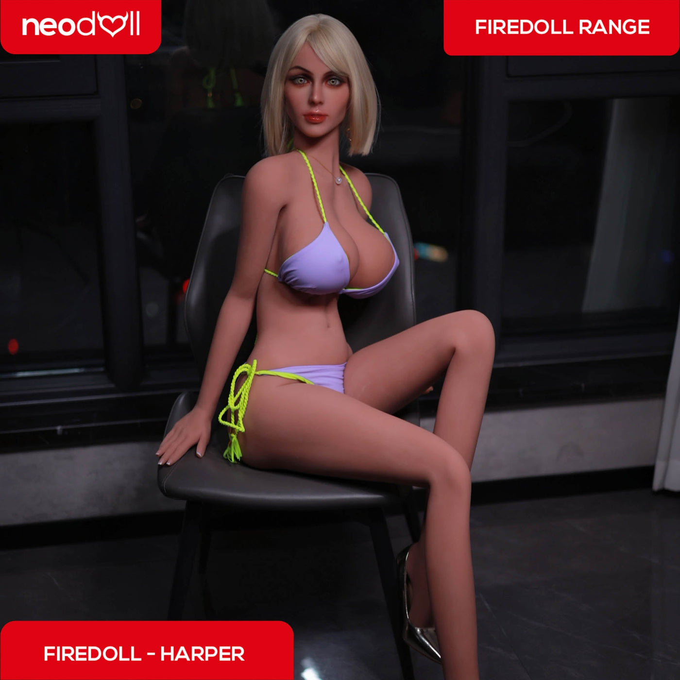 Fire Doll - Harper - Realistic Sex Doll - 158cm - Light Tan - Gel Breast