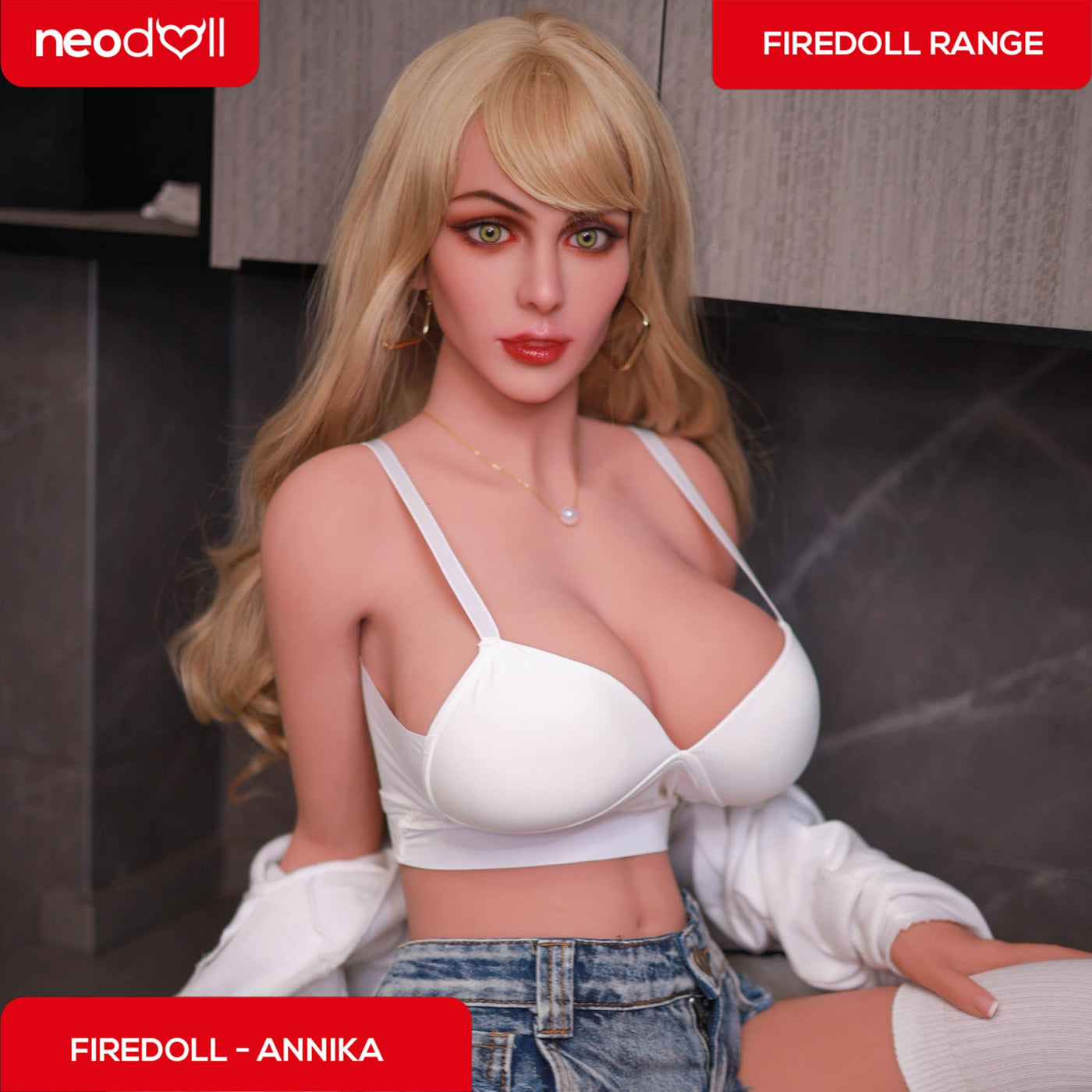 Fire Doll - Cosima - Realistic Sex Doll - 158cm - Light Tan - Gel Breast