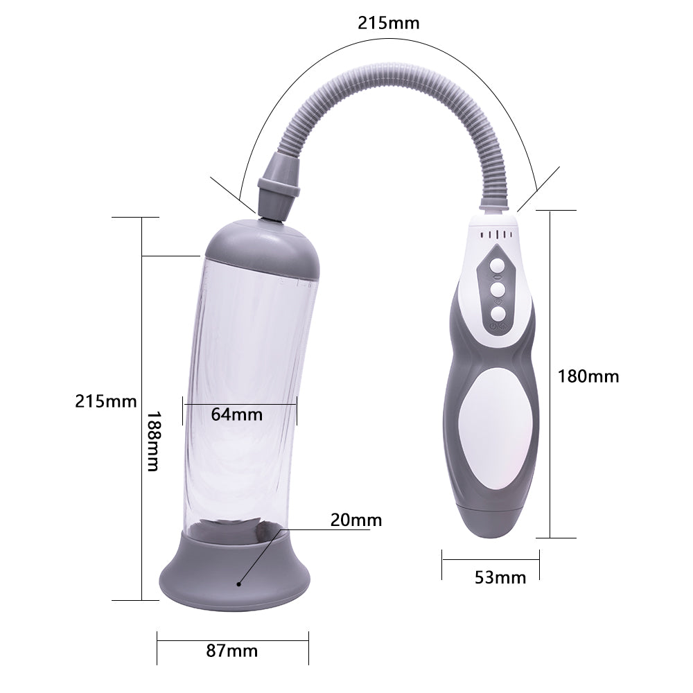 Neojoy Dildo Shape Masturbator Pump with flesh sleeve