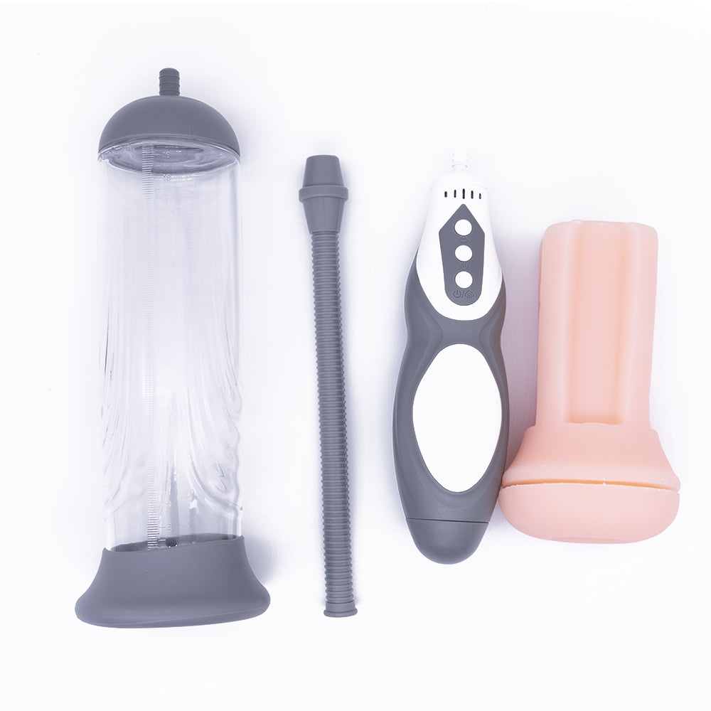 Neojoy Dildo Shape Masturbator Pump with flesh sleeve