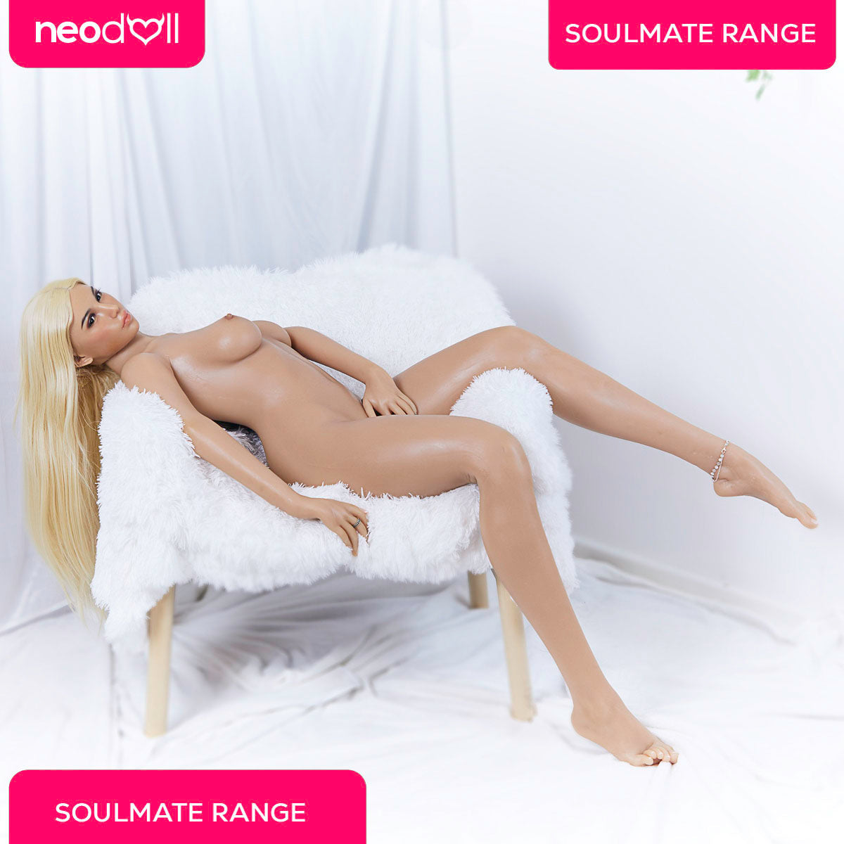 Soulmate - Annelise - Full Silicone Sex Doll - 160cm - Tan