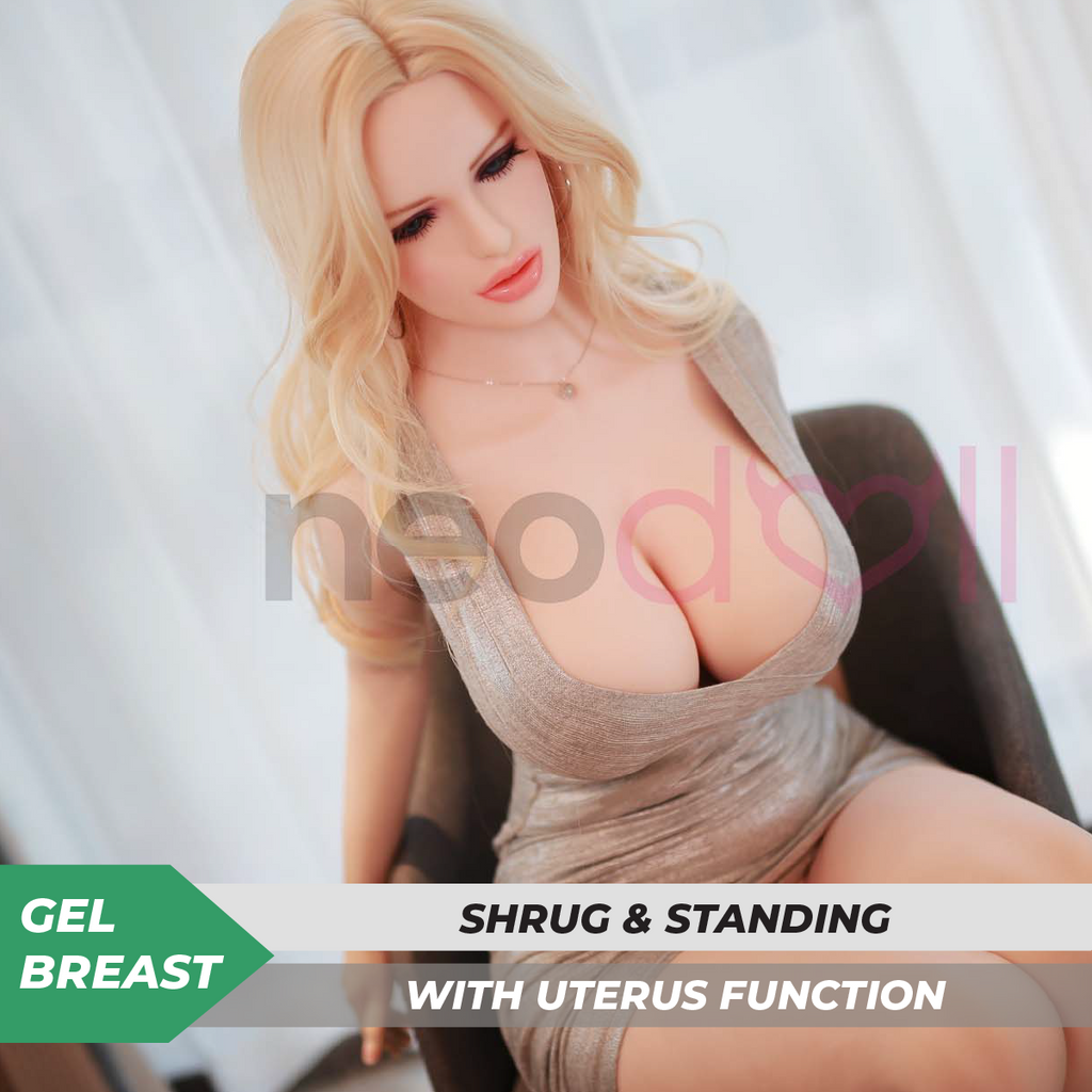 Sex Doll Tiffany 168cm Height Natural Skin Shrug Standing