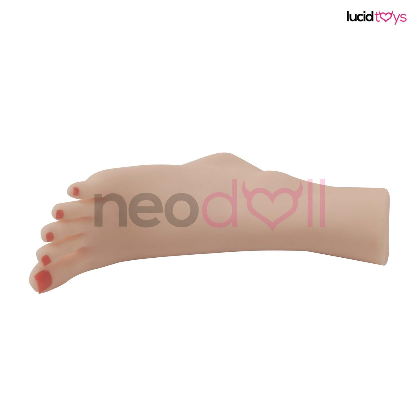 Neojoy Left Foot Fetish - Emma Internal Skeleton & Toenails - 1 kg - Japanese White - Lucidtoys