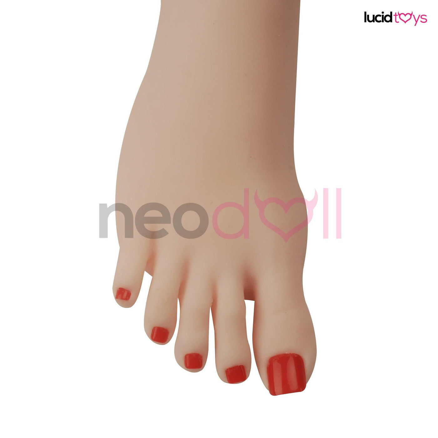 Neojoy Left Foot Fetish - Emma Internal Skeleton & Toenails - 1 kg - Japanese White - Lucidtoys